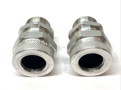 Remke RSR-2316 Straight Aluminum Cord Grip 3/4″ .875-1.00″ Cable Range LOT OF 2