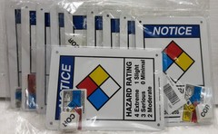(10) Accuform – ZFD812VA – NFPA Signs, NFPA Diamond Hazard Rating – 10 in X 7 in