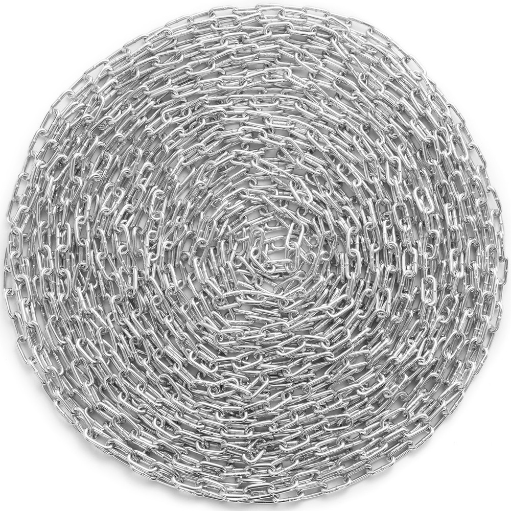 VEVOR Zinc Plated Proof Coil Chain Carbon Steel Chain Sling 3/16″ x 100′ 1100lbs