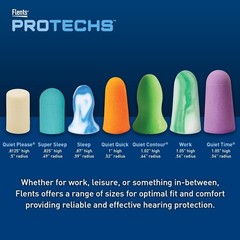 Noise-Reducing Foam Ear Plugs – 10 Pair Pack, Ideal for Sleeping & Concerts