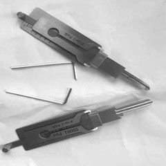 for Lishi Yale Picks Picking Ss001 2 In1 Locksmith Tools Master Key Decoder Mich