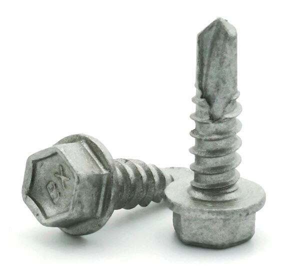 #12-14 Hex Washer Head Self Drilling Screws TEK-3 Climaseal – All Length & Qtys