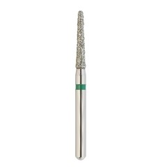 10pc Dental Diamond Burs 856/014C FG High Speed Bur Round End Taper Coarse Grit