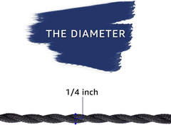 25Ft Fabric Cloth Covered Lamp Twisted Wire, Vintage 18/2 Industrial Electrical