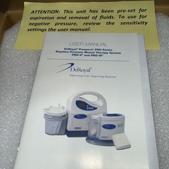 New Deroyal pump with double canister, power supply, Continuous/intermittent