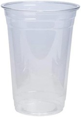 20 Oz Clear Plastic Cups PET Disposable Cold Cups for All Kinds of Beverages