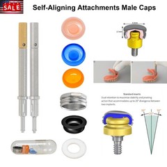 US Dental Overdenture Retention Cap Male Processing Inserts OSS Locator Abutment
