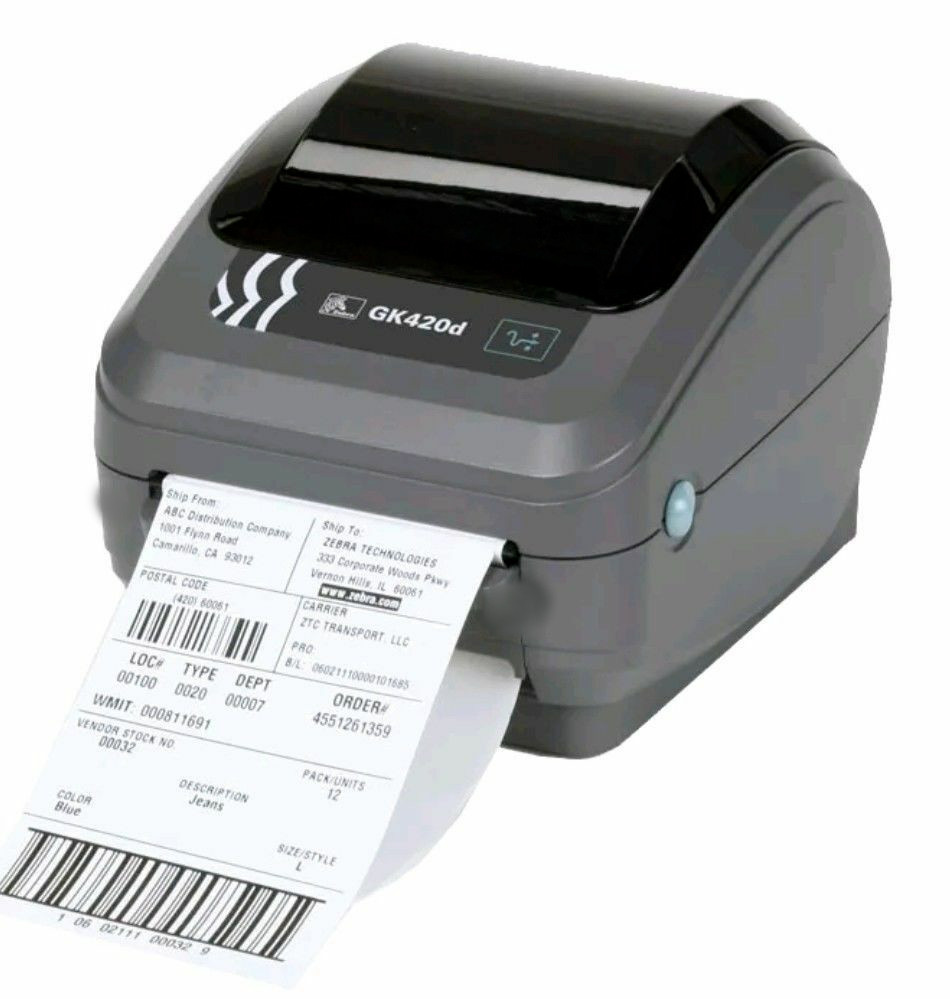 Zebra GK420d Thermal Label Printer USB Parallel USPS eBay Shipping 2