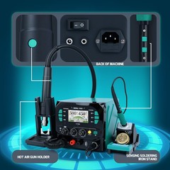 YIHUA 983D Digital Soldering & Hot Air Rework Station Blower BGA Desoldering Kit