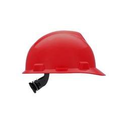 Msa Safety 475363 V-Gard Front Brim Hard Hat, Type 1, Class E, Ratchet