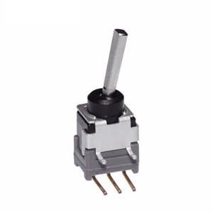 2Pcs B13EH Toggle Switches ON-OFF-ON .394 FLAT RIGHT ANGL PC .4VA
