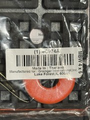Mason 4C974A 6″ L x 4″ W 1200# Max Neoprene Vibration Isolation Pad w/ Ring