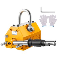 Magnetic Lifter, 2200lbs/ 1000kg Pulling Capacity, 2.5 Safety Factor, Neodymium