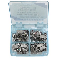 20 Kit Dental Orthodontic Bondable Buccal Tubes 1st Molar MBT 022 Low Profile 3G