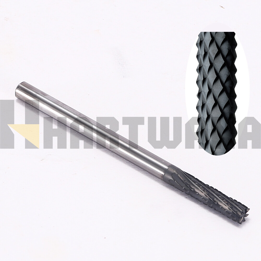 8 Flute 4mm Carbon Fiber Milling Cutter Carbide End Mill Pro Grade Coating