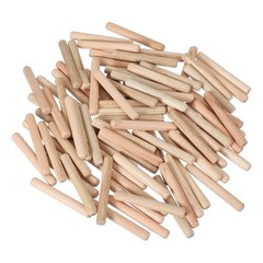 Wooden Dowel Pins 5/16″ x 2-3/8″ (8mm x 60mm) Straight Dowel Rods Count 120