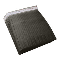 AirnDefense 200 #2 8.5X12″ Black Poly Bubble Mailers Shipping Padded Envelope