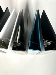 3 Ring Binder Lot of 10 Mixed Colors Assorted Sizes Office School Storage