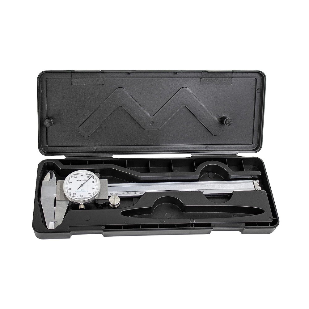 0-6″ Imperial Calipers; 4 Way DIAL Caliper 0.001″ Shock Proof – Stainless Steel