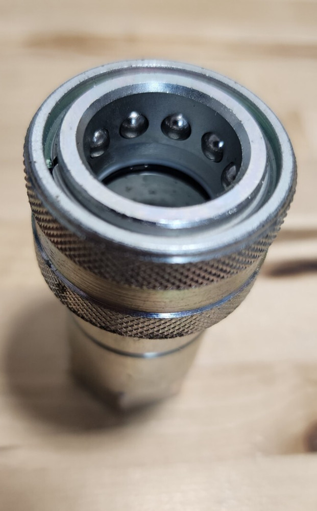 Faster 3/8″ Quick Release Hydraulic Coupling Female P/N HNV 38 NPT F (Qty 10)