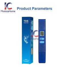 TDS Meter Digital Tester Water Quality Testing Tool for Drinking Water 0-9990ppm
