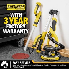 Drywall Sander, Electric Drywall Sander with Vacuum, Automatic Dust Removal, …