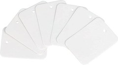 1000PCS White Price Tags Clothing Retail Labels with String Display Tags