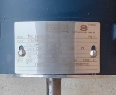LEESON 116616.00 Explosion Proof Motor, 2 HP, 3600 RPM