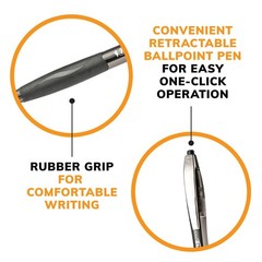 BIC Glide Black Retractable Ballpoint Pens Medium Point 1.0mm 12 Pack Smooth