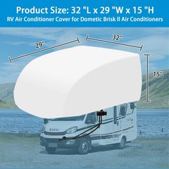 RV Camper 600D Oxford Air Conditioner Cover Trailer AC Roof Unit Cover 32L x