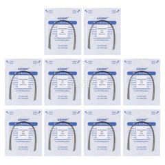 Dental Ortho Niti Arch Wire 012-020 U/L Ovoid/Natural Thermal Activated Round AZ