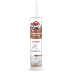 Kraken Bond Paintable Caulk White ( 24×10.1 fl. oz.) 24 Pack