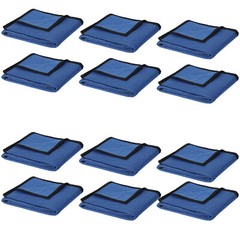 12 PCS Moving Blankets 80″ x 72″ (35lb/dz) Quilted Shipping Furniture Pads