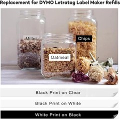 Self-Adhesive 3-Pack DYMO LT Label Maker Tape – Easy Peel with No Residue