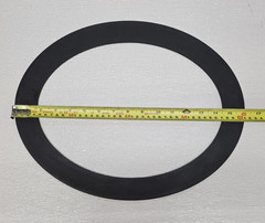 Elliptical Manway Gasket 9-1/2 X 13-1/4 X 1-1/2 IN Wide 1/4 IN Thick