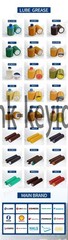 Japan Replacement LHL-X100-7 249137 Grease Cartridge (700g) LHL-X100, Pack of 1