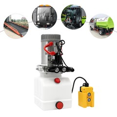 4l 12v Electric Hydraulic Pump Double Acting Hydraulic Pump For Dump Trailer