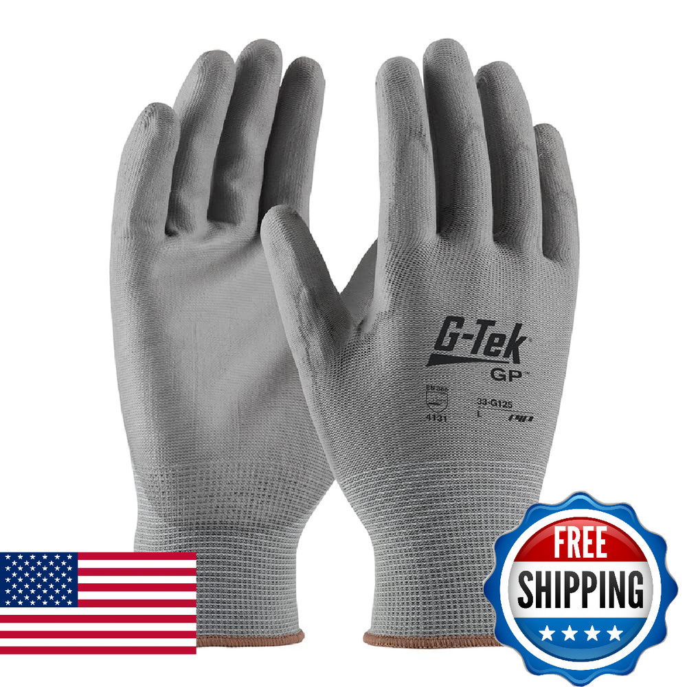 Pip Protective Industrial Products 33-G125-S Pip 33-G125-S Gray Nylon Gloves S