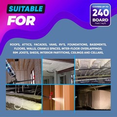 Spray Foam Insulation Can (12 x 23.1 oz. (655 g)) Expanding Foam Sealant