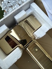 Hager 4501 Rim Exit Device 30 in. Door SATIN/BRUSHED BRASS Used
