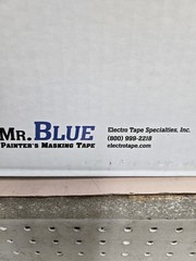 Mr. Blue 1.88″ (48MM) Blue Painters Tape, 60 Yards (54.8m)/Roll, Case of 24.