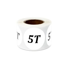 Officesmartlabels Toddler Clothing Size – 1.25 Round Circle 2T 3T 4T