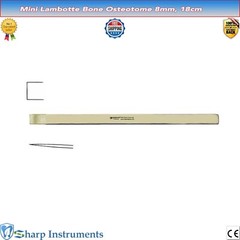 Mini Lambotte Bone Osteotome 8mm Blade 18cm Orthopaedic Surgical Sculptur Chisel