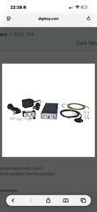 SCS 724 Workstation Monitor with Power Adapter, Cables, and Accessories