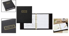 Utilitarian and Elegant Address Book with Gold Foil – Organize Contacts in Style