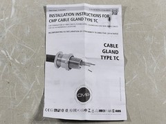 SURPLUS NEW CMP TC-100A104 1″ Cable Gland (Box of 10 pcs) – Conduit & Cable