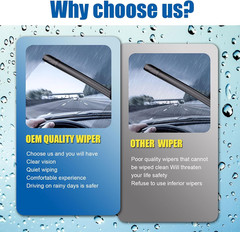 HRSNO Wiper Blade Set for Ford Explorer 1995–2001 (18″+18″+13″), 3-Pack