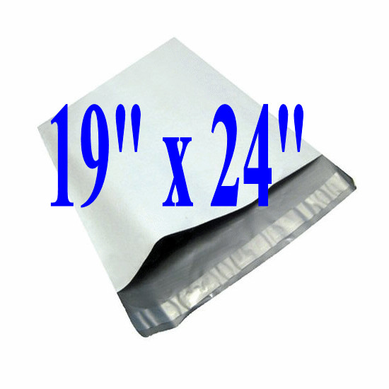 10 x White 19×24 Poly Mailers Self Sealing Envelopes Plastic Shipping Bags