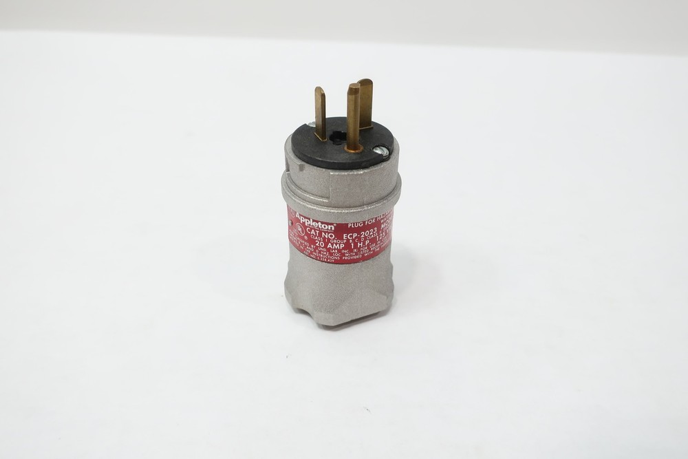 Appleton ECP-2023 U-line Plug 20a Amp 125v-ac