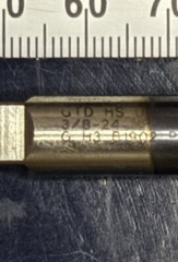 WIDIA GTD 3/8”-24 Spiral Flute Bottoming Tap GH3 3FL USA ONE TAP
